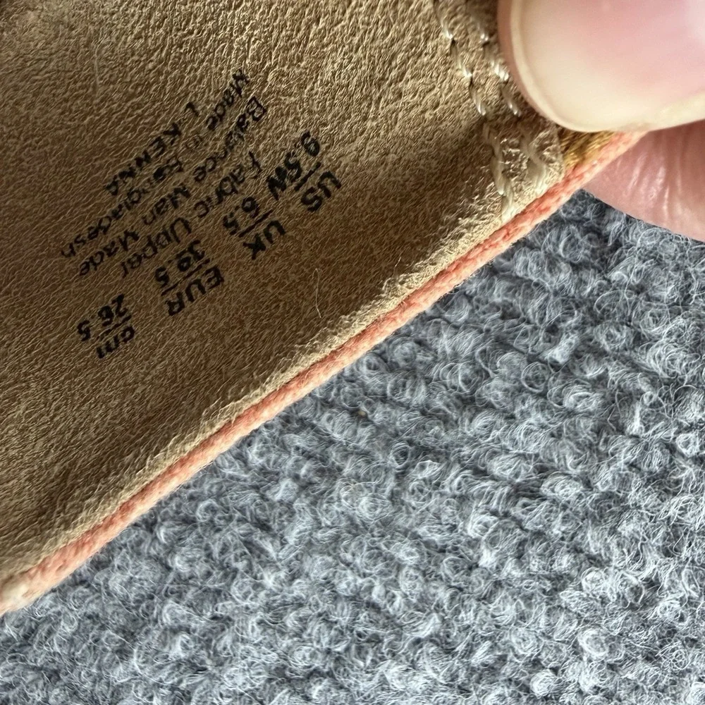 Franco Sarto‎ Coral Canvas Espadrille Flats Size 9.5W